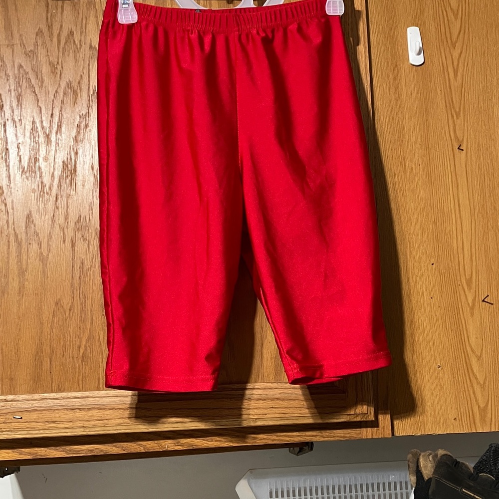 JNK Red Riding Bike Shorts Size Lg Lots of Stretch❣️